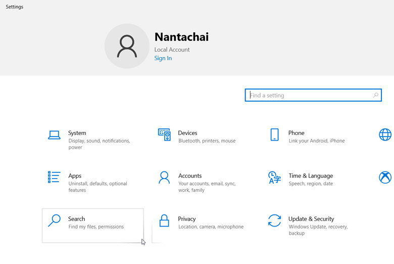 Begin Program Window 10