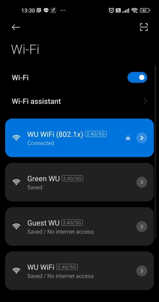WU WIFI